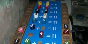 Math- Puzzle Peg Board