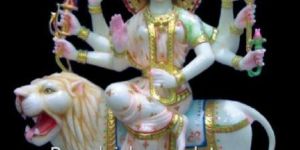 Marble Durga Statue