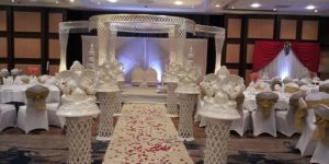 Indian Weddings Fiber Crystal Mandap