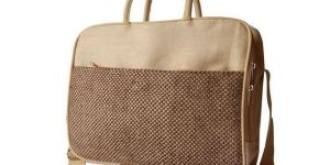 Natural Colour Jute Laptop Bag