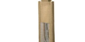 Natural Colour Small Jute Wine Bag