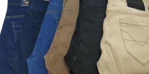 Mens Satin Silky Denim Jeans