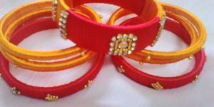 Silk Thread Combination Bangle