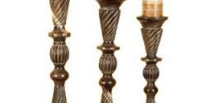 Wooden Candle Stands