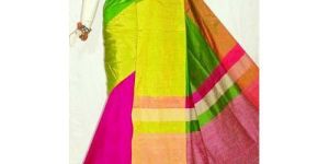 Multicolor Mahapar Handloom Silk Sarees