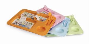 Plastic Kids Plate Set