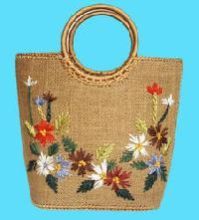Jute Embroidery Bags