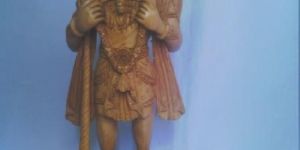 Wooden Hanuman Statue