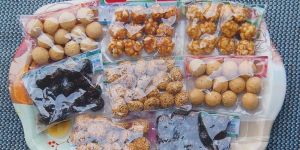 Peanut Balls, Sesame Balls(black&white) Coconut Balls