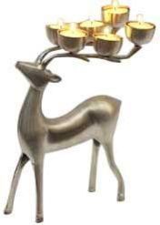 Brass Deer Statue