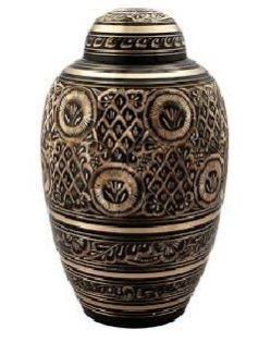 Large Brass Urns