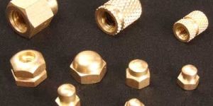 Brass Dome Nuts