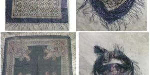 Cotton Lurex Printed Scarf