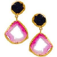 Semi Precious Stone Earrings