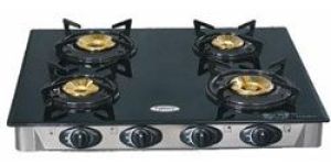 Glass Top Four Burner