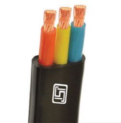 PVC INSULATED 3 CORE FLAT SUBMERSIBLE CABLES
