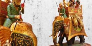 Wooden Elephant Statue