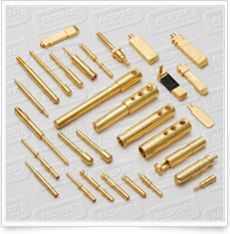 BRASS ELECTRIC MALE - FEMALE PINS