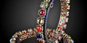 Diamond Polki Bangle