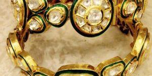 Diamond Polki Bangle