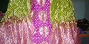 Ladies Gadwal Silk Suit Material