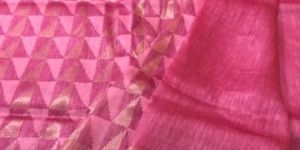 Pure Tussar Silk Linen Sarees
