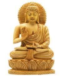 Wooden Buddha Statue