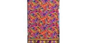 Discharge Printed Rayon Fabric