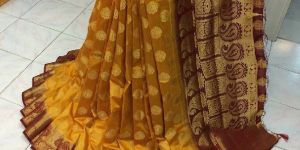 Contrast Border Blouse Orio Silk Sarees