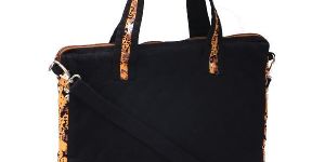 Black and Orange Laptop Bag