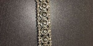 Silver Oxidized Bracelet