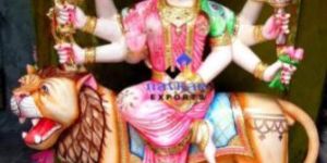 Marble Durga Statue
