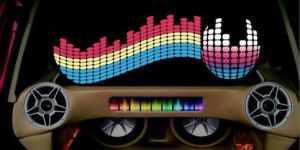 CAR MUSIC SOUND WITH LED LIGHT