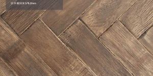 Royal Brown Herringbone - Solid Wood Flooring