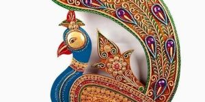 Antique Peacock Statue