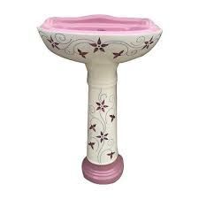 Printed Pedestal Wash Basin