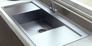 Double Drain Single Bowl Sink