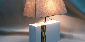 Bedside Night Light Milky White Desk Table Lamp