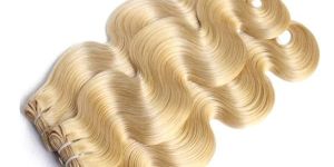 Blonde Machine Weft Hair