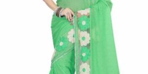 Chiffon Flower Lace Sarees