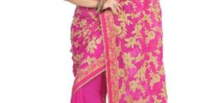Embroidered Georgette Sarees