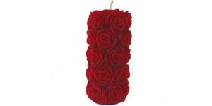 Red Rose Candle