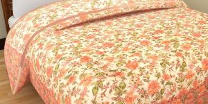 Floral Prints Light -Weight Cotton Double Quilts