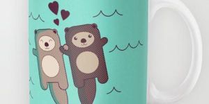 Bear Print Coffee Mug