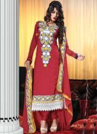 Designer Crepe Salwar Kameez