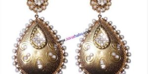 Golden Danglers Earing