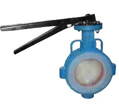 Teflon Lined Butterfly Valve