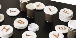 Marble Alphabet Coaster