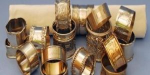 Copper Napkin Ring Set