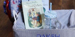 Stripes Basket Baby Boy